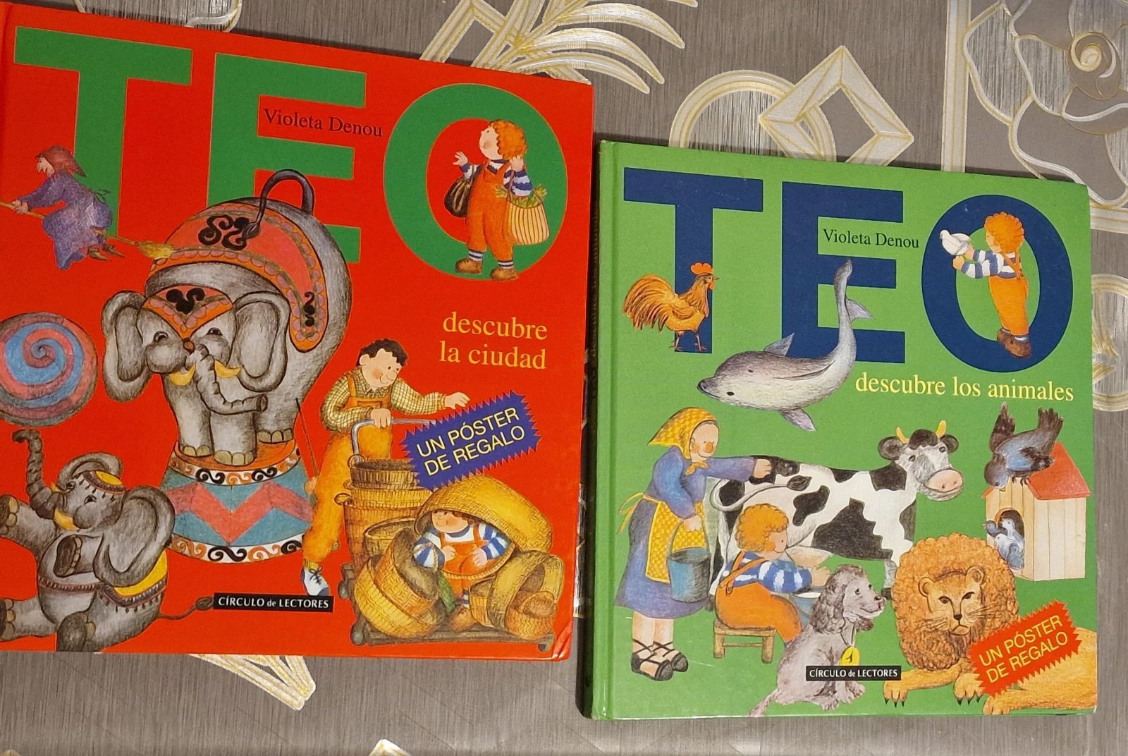 Lote 2 Libros Recopilatorios de TEO - Círculo de Lectores (Violeta Denou)